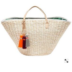 India hicks riviera basket straw tote